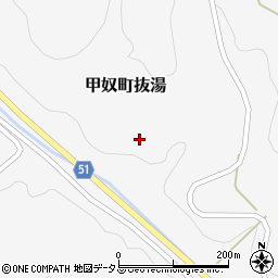 広島県三次市甲奴町抜湯209周辺の地図