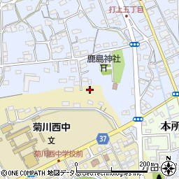 静岡県菊川市加茂1291周辺の地図