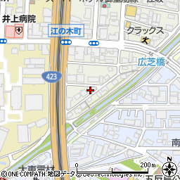 大阪府吹田市広芝町22-1周辺の地図