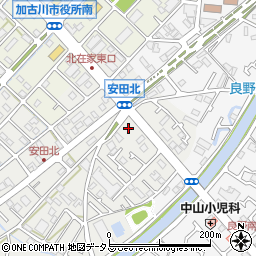 兵庫県加古川市尾上町安田101周辺の地図