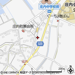 静岡県浜松市中央区庄内町442周辺の地図