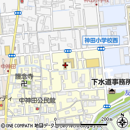 大阪府寝屋川市中神田町2-2周辺の地図
