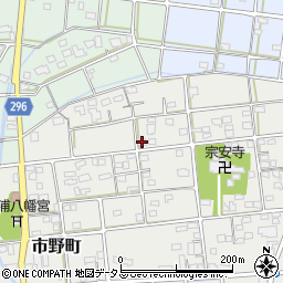 静岡県浜松市中央区市野町70周辺の地図