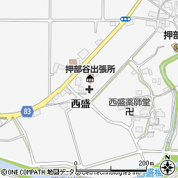 兵庫県神戸市西区押部谷町西盛313-2周辺の地図