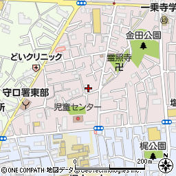 大阪府守口市金田町1丁目31周辺の地図