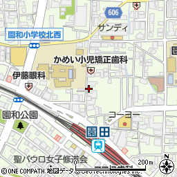ホワイト急便　園田駅前店周辺の地図