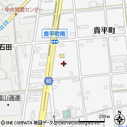 静岡県浜松市中央区貴平町440周辺の地図