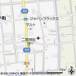 静岡県浜松市中央区貴平町235周辺の地図