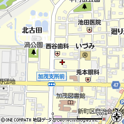 京都府木津川市加茂町里西鳥口100-5周辺の地図