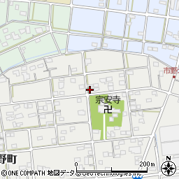 静岡県浜松市中央区市野町43周辺の地図