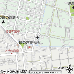 静岡県浜松市中央区市野町512周辺の地図