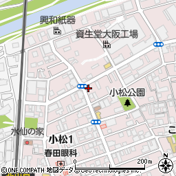 コスモ小松ＳＳ周辺の地図
