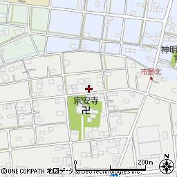 静岡県浜松市中央区市野町38周辺の地図