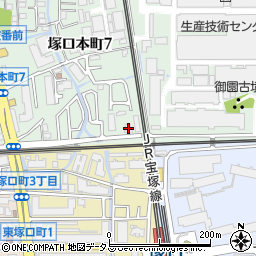 ハイヴァリー塚口本町周辺の地図