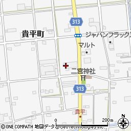 静岡県浜松市中央区貴平町286周辺の地図