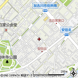 兵庫県加古川市尾上町安田867周辺の地図