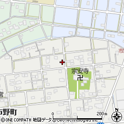 静岡県浜松市中央区市野町57周辺の地図