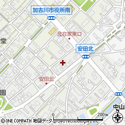 兵庫県加古川市尾上町安田894周辺の地図