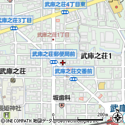 セジュール武庫之荘周辺の地図