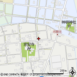 静岡県浜松市中央区市野町22周辺の地図