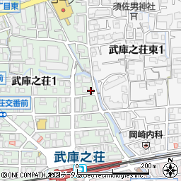 個別指導シグマ武庫之荘校周辺の地図