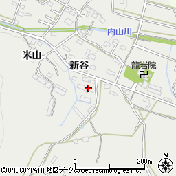 愛知県豊橋市岩崎町新谷25周辺の地図