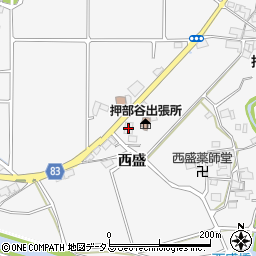 ＪＡ兵庫六甲押部周辺の地図