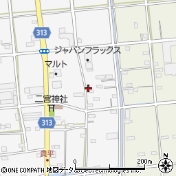静岡県浜松市中央区貴平町191周辺の地図
