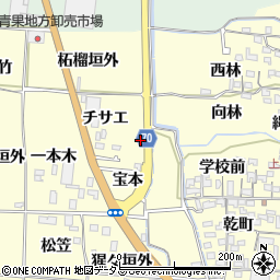 京都府木津川市山城町上狛チサエ3周辺の地図