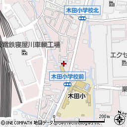 大阪府寝屋川市木田元宮1丁目11-32周辺の地図