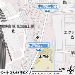 大阪府寝屋川市木田元宮1丁目11-33周辺の地図