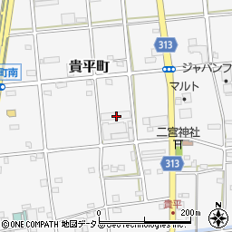 静岡県浜松市中央区貴平町316周辺の地図
