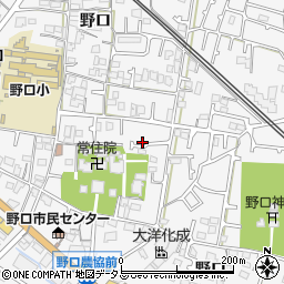 兵庫県加古川市野口町野口390-16周辺の地図