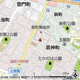 兵庫県赤穂市農神町周辺の地図