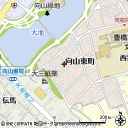 愛知県豊橋市向山東町93周辺の地図