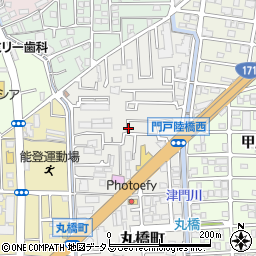 兵庫県西宮市丸橋町8周辺の地図