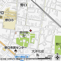 兵庫県加古川市野口町野口390-14周辺の地図
