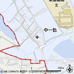 兵庫県加古郡稲美町中一色186周辺の地図