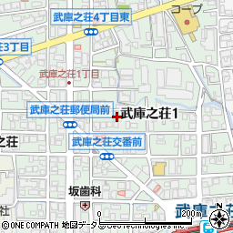 Ｍ’Ｓコート武庫之荘周辺の地図