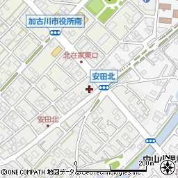 兵庫県加古川市尾上町安田904周辺の地図