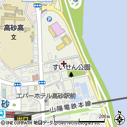 兵庫県高砂市高砂町朝日町周辺の地図