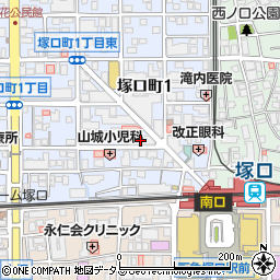 三菱ＵＦＪ銀行塚口支店 ＡＴＭ周辺の地図