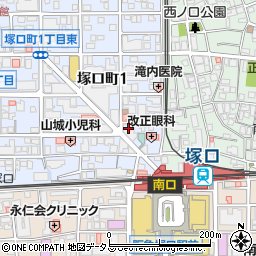 株式会社三井住友銀行　塚口ローンプラザ周辺の地図