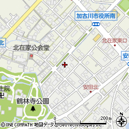 兵庫県加古川市尾上町安田848周辺の地図