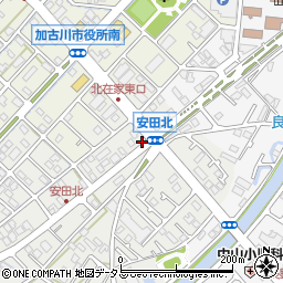 兵庫県加古川市尾上町安田903周辺の地図