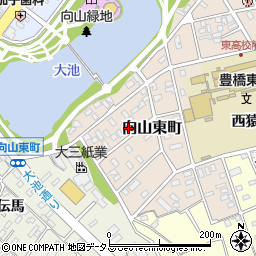 愛知県豊橋市向山東町95周辺の地図