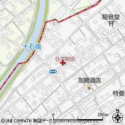 静岡県榛原郡吉田町住吉2349-3周辺の地図