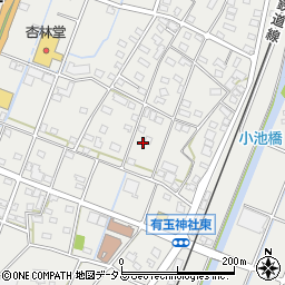 静岡県浜松市中央区有玉南町183周辺の地図