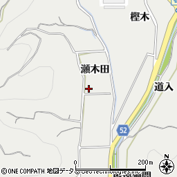愛知県南知多町（知多郡）内海（瀬木田）周辺の地図