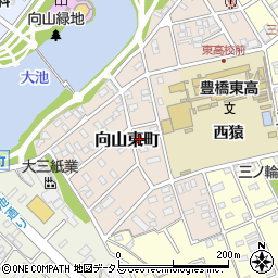 愛知県豊橋市向山東町134周辺の地図